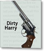 Dirty Harry - Alternative Movie Poster Metal Print