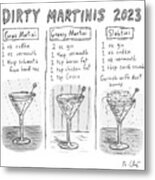 Dirty Martinis 2023 Metal Print