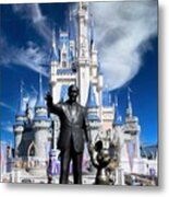 Disney And Mickey Metal Print