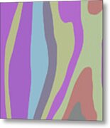Distorted Colours Metal Print