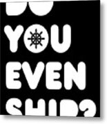 Do You Even Ship Funny Cruise Metal Print