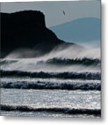Waves - Horn Head, Donegal Metal Print