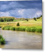 Down By The Middle Loup - Nebraska Sandhills Metal Print