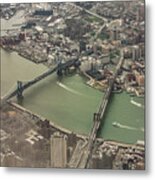 Downtown Brooklyn Aerial View Metal Print