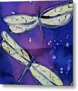 Dragonflies Metal Print