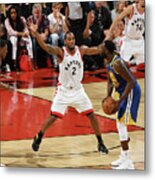 Draymond Green And Kawhi Leonard Metal Print