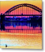 Drenched In Sunset Colors Metal Print