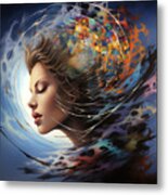 Drifting Within An Infinite Dream Metal Print