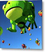 One Giant Leap - Albuquerque Hot Air Balloon Festival, New Mexico Metal Print