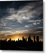 Dtla Iv Sunsert Metal Print