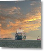 Eastern Seaboard Maritime Vessel Metal Print