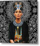 Egyptian Queen Nefertiti T-shirt Metal Print
