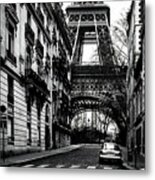 Eiffel Tower - Classic View Metal Print