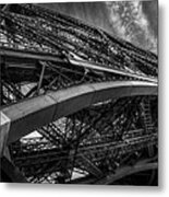 Eiffel Tower Panorama Metal Print