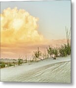 Emerald Isle Sunset At The Point Metal Print