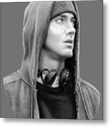 Eminem Marshall Mathers Drawing Metal Print