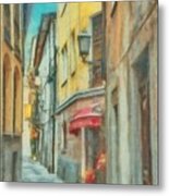 Empty Aosta Alley Metal Print