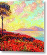 Enchanted By Poppies Metal Print
