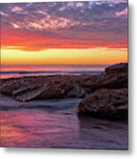 End Of The First Sunset Of 2020 Metal Print