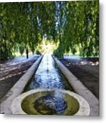 Entry To The Walled Garden Metal Print