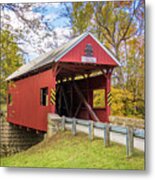 Erskine Covered Bridge, Washington County, Pa Metal Print
