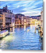 Evening On The Grand Canal Metal Print