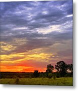 Evening Serenity In Late August Metal Print