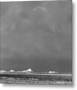 Evening Storm And Rainbow-floyd County, Texas Metal Print