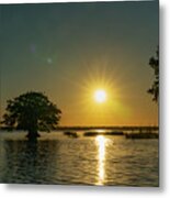 Evening Sunburst Metal Print