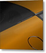Evora X Design Great British Sports Cars - Burnt Orange Metal Print
