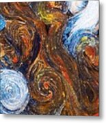 Exoplanet #3 Vortices Of Fire And Ice Metal Print