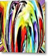 Faberge Egg Abstract Style Metal Print