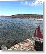 Fair Haven Boardwalk Metal Print