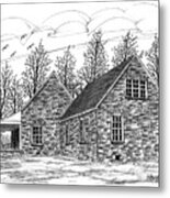 Fdrs Top Cottage Hyde Park Ny Metal Print