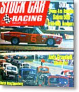Feb 1969 Stock Car Racing Mag Metal Print