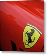 Ferrari Metal Print