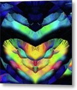 Finding Shelter In A Circle Of Gratitude Number 2 Existential Heartbeat Metal Print