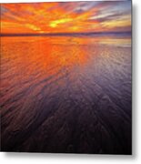Fire And Ice Metal Print