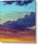 Fire Clouds Metal Print