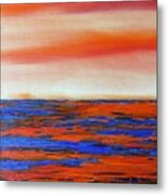 Fire On The Water Metal Print