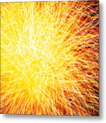 Fireworks Finale At Largo Central Park Metal Print
