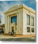 First National Bank Building In Red Bank Metal Print