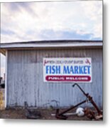 Fish Market Metal Print