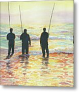 Fishing Line Metal Print