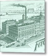 Fitger Brewing Co Lithograph Metal Print