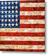 American Flag By Jasper Johns Metal Print