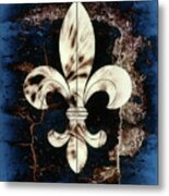 Fleur De Lis Metal Print