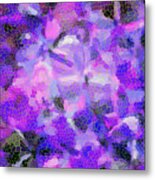 Floral Abstract Metal Print