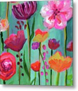 Floral Abyss Metal Print