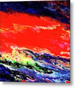 Flow #1.abstract Metal Print